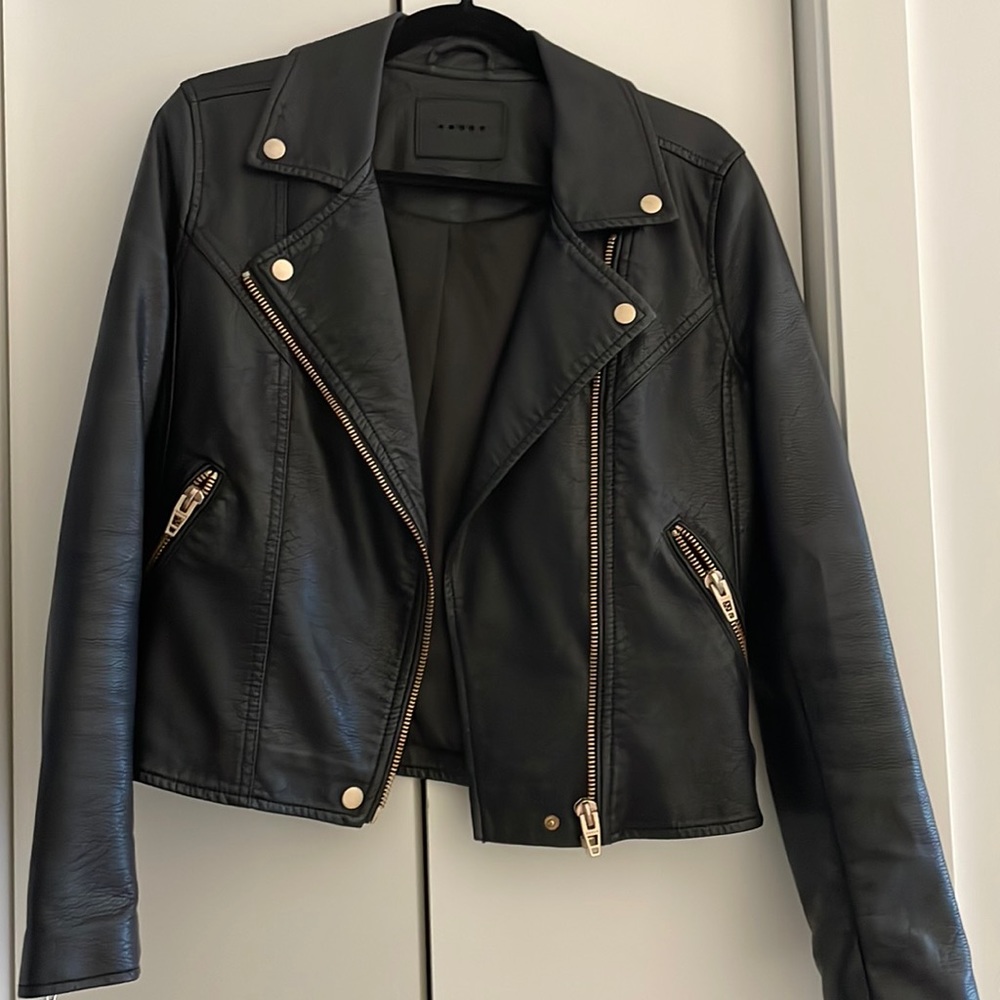 Blank NYC Faux Leather Moto Jacket